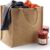 10x Jute boodschappentassen/shoppers 30 x 30 x 19 cm – Naturel goodiebag/tassen 14 liter