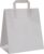 25 x Take Away Witte Papieren Draagtassen 26 x 17 x 25cm + 5 Takeaway papieren zakken- Take-away zakjes bruin / Takeaway papieren zakken / Kraft Papieren Take Away Tasjes Met…