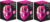 3 x Dylon Textielverf Flamingo Pink all-in-one (zout inbegr.)