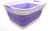 41L opvouwbare plastic wasmand – opvouwbare pop-up opslagcontainer/organizer – draagbare wasbak – ruimtebesparende mand/mand (Lt. Paars)