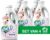 4x Dreft Pure Vloeibaar Wasmiddel Gevoelige huid 30 Wasbeurten 1,5 liter