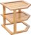 5Five keukenrek/opbergrek/aanrecht organizer – 26 x 23 x 26 cm – bamboe hout