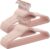 ACAZA Kledinghangers – 50 Stuks – Kleerhangers – Kledinghangers anti slip – Kledinghangers Fluweel – Roze met Rosé-Gouden haak – Broekhanger – Kleerhangers broeken -…