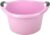 Afwasbak teil – 15 liter – licht roze – kunststof – 42 x 39,5 x 25 cm