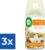 Air Wick Freshmatic Max Pure Automatische Spray Navulling Vanilla Blossom & Delicious Caramel 250 ml – Voordeelverpakking 3 stuks