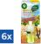 Airwick Navulling Atherische Olie Vanille & Honing 19ml – Voordeelverpakking 6 stuks