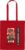 Anime Waifu City Warrior Totebag – Manga Meisje Boodschappen Tas van katoen. RED