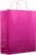 ArtiPack Kraft Papieren Tasjes Met Handvat – Zakjes – 50 Stuks – Fuchsia Roze – 22x9x23 cm – Cadeautasjes