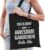 Awesome gardener / geweldige hovenier cadeau katoenen tas zwart voor dames – kado tas / beroepen / tasje / shopper