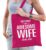 Awesome wife / geweldige vrouw / echtgenote cadeau katoenen tas roze voor dames – kado tas / tasje / shopper