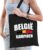 Belgie kampioen katoenen tas/shopper zwart voor dames en heren – Belgie supporter / EK/ WK voetbal