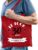 Bellatio Decorations cadeau tas heren – 30 en perfect – rood – katoen – 42 x 38 cm – dertig