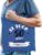 Bellatio Decorations cadeau tas heren – 50 en perfect – blauw – katoen – 42 x 38 cm -vijftig/Abraham