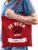 Bellatio Decorations cadeau tas heren – 50 en perfect – rood – katoen – 42 x 38 cm – vijftig/Abraham