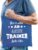 Bellatio Decorations cadeau tas trainer – katoen – blauw -This is what an awesome trainer looks like