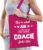 Bellatio Decorations cadeau tas voor coach – katoen – 42 x 38 cm – fuchsia roze – geweldige coach