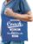 Bellatio Decorations cadeau tas voor coach/trainer – bedankt – blauw – katoen – 42 x 38 cm