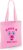 Bellatio Decorations schoudertas meisjes – varken – roze – have a nice day – 42 x 38 cm – shopper