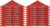 Boerenzakdoek rood 20 stuks – Bandana rood – Zakdoek rood