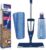 Bona Premium Spray Mop – Alles-in-1 Dweilsysteem – Vloerwisser met Spray – Inclusief Houten Vloer Reiniger & 2 Microvezel Reinigingspads – Dweil – Streeploos – Sneldrogend