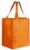 Boodschappen tas/shopper oranje 38 cm – Stevige boodschappentassen/shopper bag