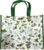 Boodschappentas – Kerstmis Winter Botanicals – Groen&Creme – Duurzaam RPET – 33x40x17cm