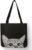 Boodschappentas tas schoudertas stof kat poes 40 x 40 cm shopping bag