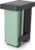 Brabantia Sort & Go Inbouw Prullenbak – 2 x 30 liter – Jade Green en Dark Grey