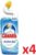 CANARD WC-Eend Action Gel Verwijdert Vlekken & Geuren – Marine – 750ml x 4