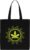 Cannabis Totebag – Medical Leaf – Boodschappen Tas – Wiet Weed Marijuana Olie Grinder Zaad 420