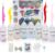 CREACOL Tie Dye Kit – 8 Kleuren 120 ml – Tie Dye Set – Knutselen Meisjes – 36+ Projecten