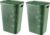 Curver Infinity Recycled Wasmand met deksel – 60L – 2 stuks – Groen