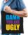 Damn you are ugly cadeau tas zwart voor heren cadeau katoenen tas zwart voor heren – kado tas / tasje / shopper