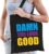 Damn you look good cadeau tas zwart voor dames cadeau katoenen tas zwart voor dames – kado tas / tasje / shopper