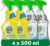 Dettol – 2L Allesreiniger Spray Power & Fresh – Citrus 2x500ml – Trigger Multireiniger (Cleanser) 2x500ml – Voordeelverpakking