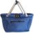 Draagmand, boodschappenmand, opvouwbaar, groot, stabiel, met poten, blauw, 48,5 x 28 x 28 cm, draagmand met handvat, boodschappenmand voor dames en heren, opvouwbare…