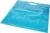 Draagtassen Plastic Blauw 22,9×8,2×18,4cm 75 Micron (100 stuks)