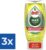 Dreft Max Power Afwasmiddel Lemon 370 ml – Voordeelverpakking 3 stuks