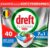 Dreft Vaatwastabletten Platinum Plus All In One Deep Clean Fresh 40 stuks