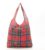 Eco Chic – Foldaway Shopper – A34RD – Red – Tartan