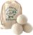 Elicious® – Ecologische Droger Ballen Wol – Wasdrogerballen – Droogballen Voor Snellere Droogtijd – 6 Stuks – Energiebesparend – Duurzaam – Duurzame Drogerballen – Wasbollen -…