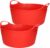 Excellent Houseware Flexibele emmer – 3x – rood – 15 liter – kunststof – 39 x 17 cm