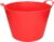 Excellent Houseware Flexibele emmer – rood – 15 liter – kunststof – 35 x 29 cm