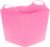 Excellent Houseware Flexibele emmer – roze – 15 liter – kunststof – vierkant – 30 x 29 cm