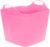 Excellent Houseware Flexibele emmer – roze – 25 liter – kunststof – vierkant – 35 x 38 cm