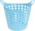 Excellent Houseware Flexibele wasmand – blauw – 26 liter – kunststof – 40 x 42 cm