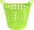 Excellent Houseware Flexibele wasmand – groen – 26 liter – kunststof – 40 x 42 cm