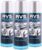 Fiets-0-Fit – 3 x RVS reiniger spray | roestvrijstaal reiniger | oven en kookplaat | 3 x 400 ml spuitbus