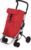 Foppapedretti Go-Up Boodschappentrolley met 4 wielen – 42 liter (6 liter koelvak) – Boodschappenwagen opvouwbaar – Rood