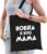 Hoera ik word mama – cadeau katoenen tas zwart voor dames – Cadeau aanstaande mama